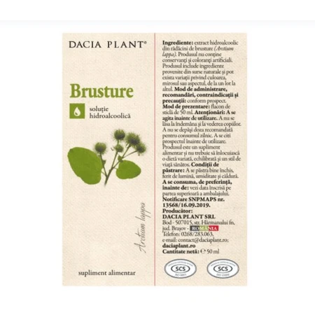 Kletten Tinktur, 50 ml, Dacia Plant