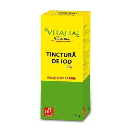 Teinture d'iode 2%, 40 g, Vitalia