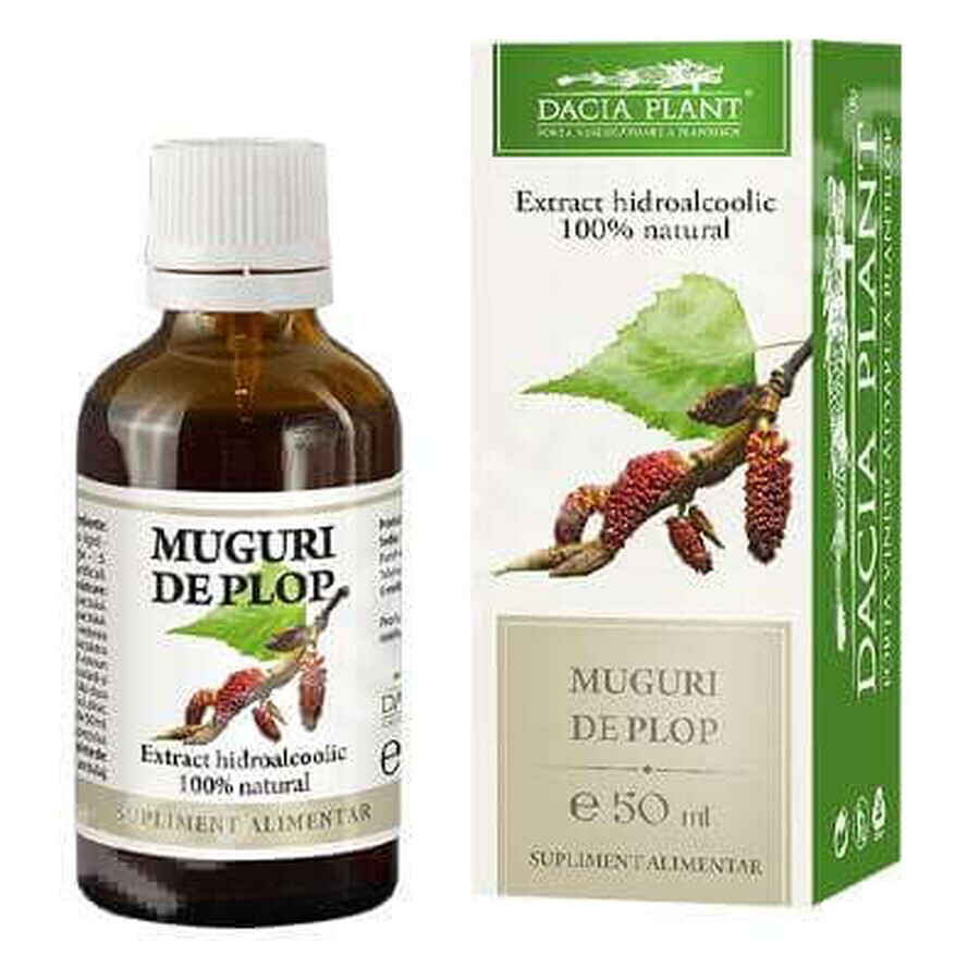 Shop Tinctura de muguri de Plop, 50 ml, Dacia Plant Tinctura de muguri de Plop, 50 ml, Dacia Plant