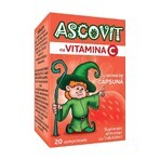 Ascovit with Vitamin C strawberry flavour, 20 tablets, Omega Pharm Ascovit with Vitamin C strawberry flavour, 20 tablets, Omega Pharm