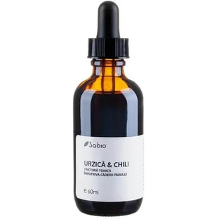 Tonic tinctuur tegen haaruitval met brandnetel en chili, 60 ml, Sabio