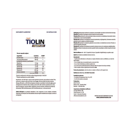 Tiolin Komplex, 60 Kapseln, Sun Wave Pharma