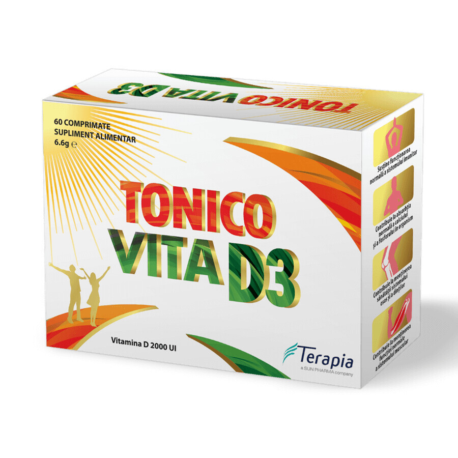 Comprar Vitamina D3 Tonic, 60 comprimidos, Terapia Vitamina D3 Tonic, 60 comprimidos, Terapia