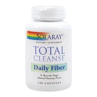 Total Cleanse Daily Fiber Solaray, 120 gélules, Secom