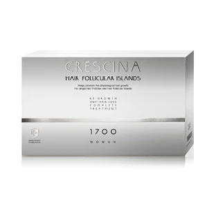 Complete treatment for early stages of hair loss and thinning hair in women Crescina Follicular Islands 1700, 10 + 10 ampoules, Labo