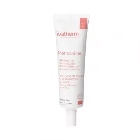 Metrocrème Treatment for skin redness and facial inflammation SPF 15, 30 ml, Ivatherm