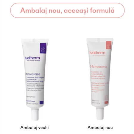Metrocrème Treatment for skin redness and facial inflammation SPF 15, 30 ml, Ivatherm
