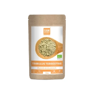 Tribulus Terrestris polvo ecológico, 125 g, Rawboost Smart Food
