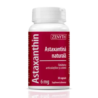 Astaxantina 6 mg, 30 cápsulas, Zenyth