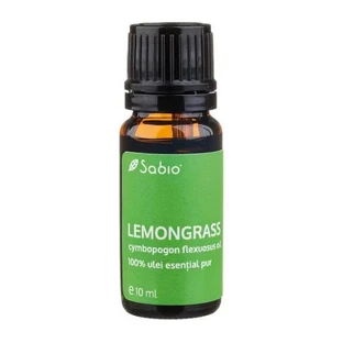 Aceite esencial 100% puro Lemongrass, 10 ml, Sabio