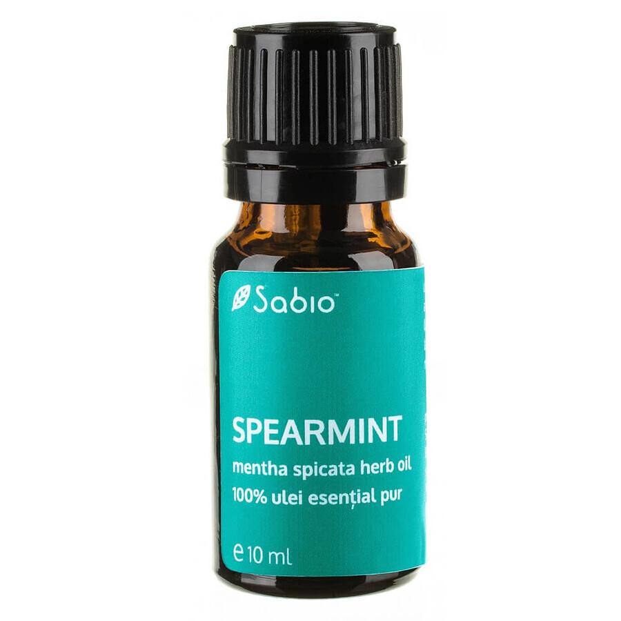 Buy 100% pure essential oil Spearmint, 10 ml, Sabio 100% pure essential oil Spearmint, 10 ml, Sabio
