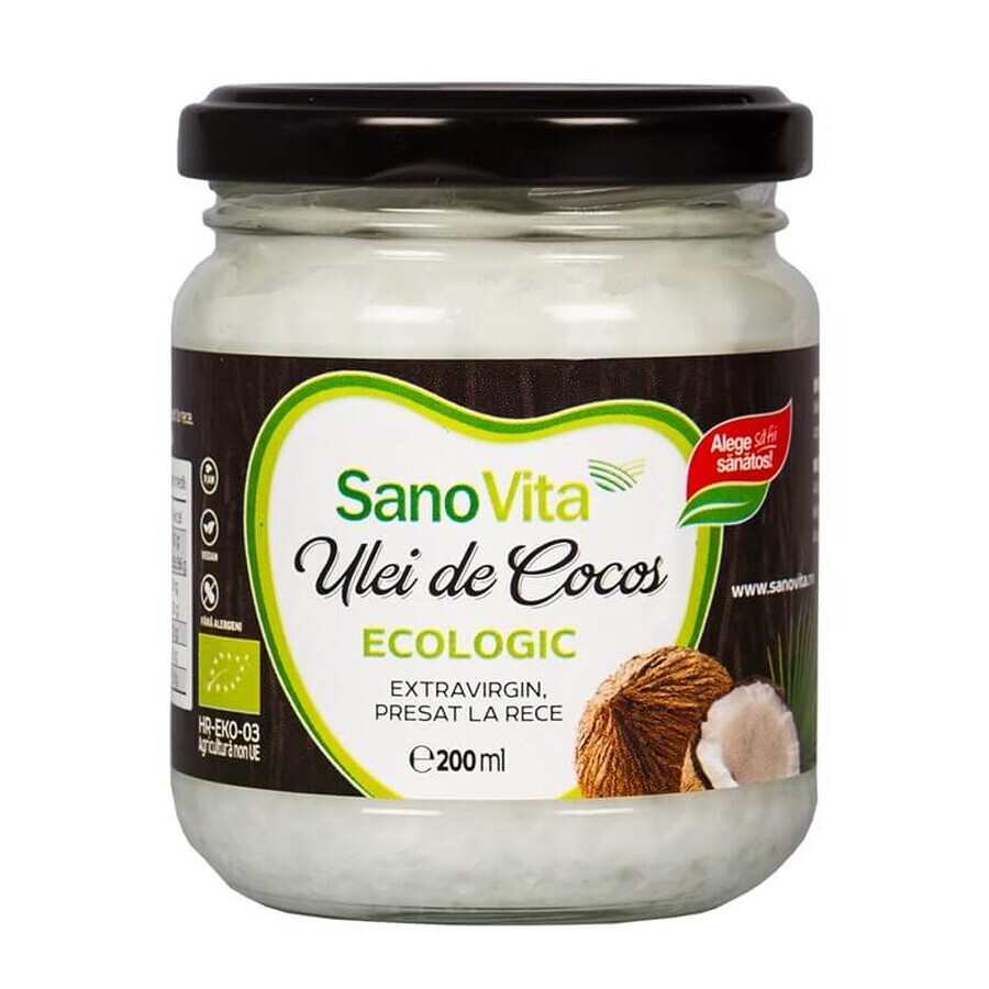 Comprar Aceite de coco bio, 200 ml, Sanovita Aceite de coco bio, 200 ml, Sanovita