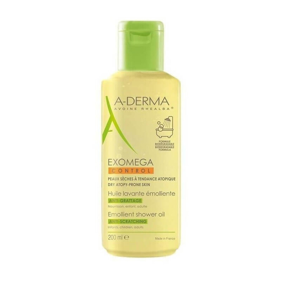 Acquista A-Derma Exomega Control - Olio Lavante Emolliente Adulti e Bambini, 200ml A-Derma Exomega Control - Olio Lavante Emolliente Adulti e Bambini, 200ml