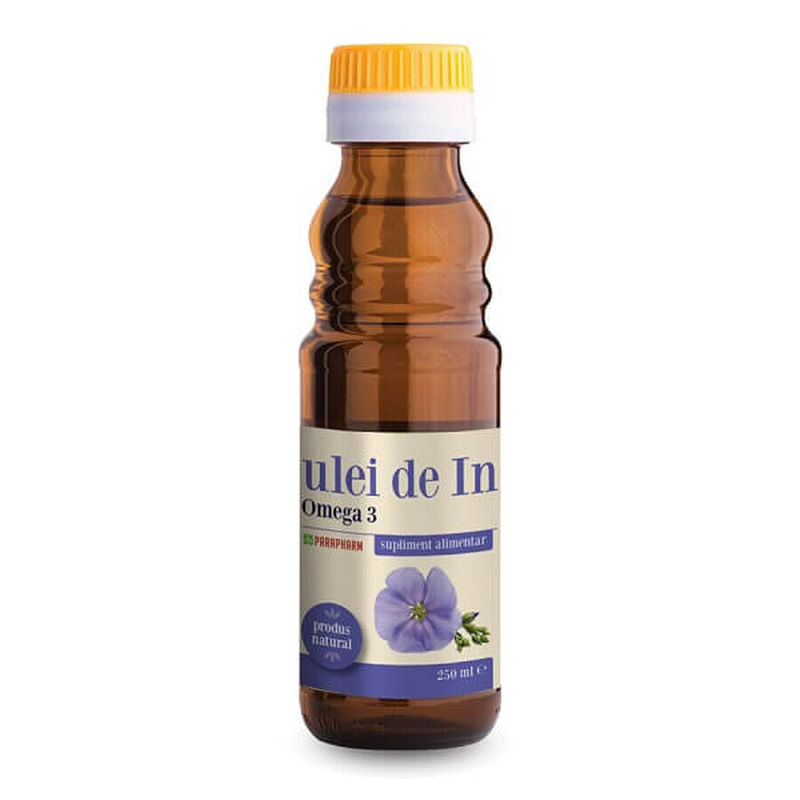 Cumpără Ulei de in cu Omega 3, 100 ml, Parapharm Ulei de in cu Omega 3, 100 ml, Parapharm