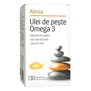 Omega 3 fish oil, 30 capsules, Alevia