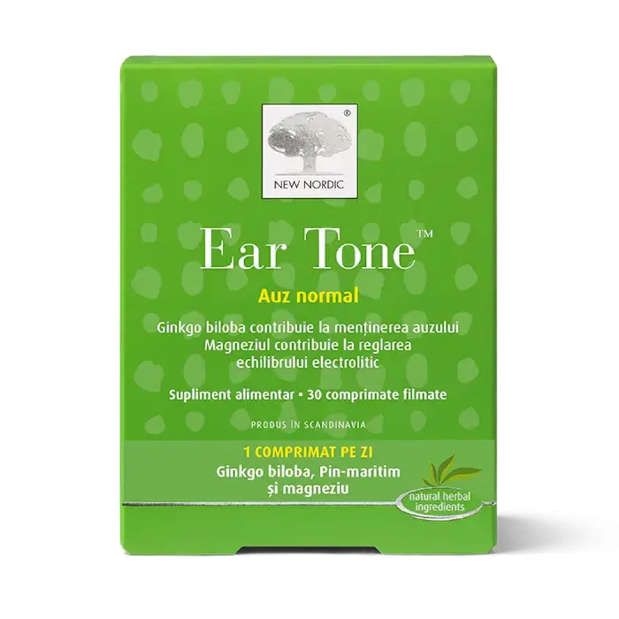 Ear Tone udito normale, 30 compresse rivestite con film, New Nordic