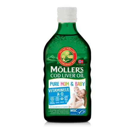 Pure Mom & Baby levertraan, 250 ml, Möller's