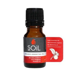 Aceite esencial puro de bergamota 100% orgánico, 10 ml, SOiL