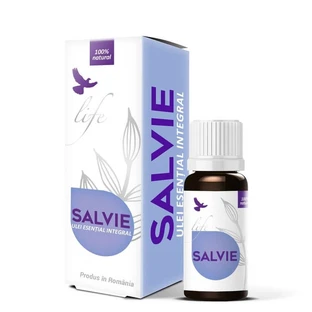 Whole essential oil of Sage, 10 ml, Bionovativ