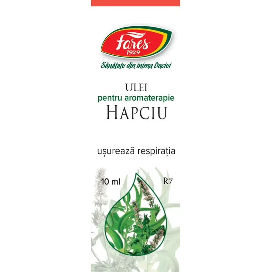 Aromatherapie olie Hapciu Adem verzachtend, R7, 10 ml, Fares