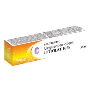 Ihtiolat 10% Santaderm pommade émolliente, 30 ml, Vitalia