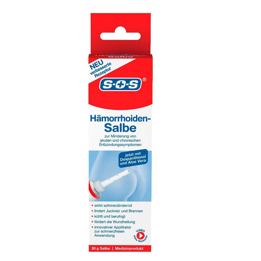Buy Ointment against hemorrhoids, 30 g, SOS Ointment against hemorrhoids, 30 g, SOS