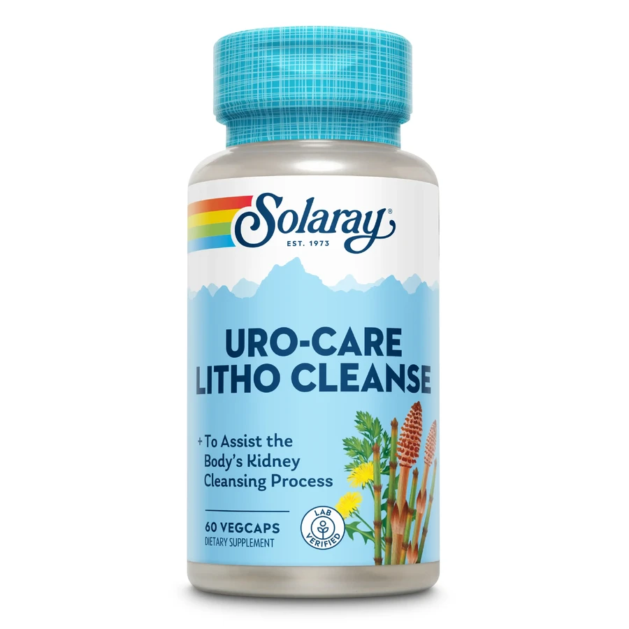 Uro-Care Litho Cleanse Solaray, 60 capsules, Secom