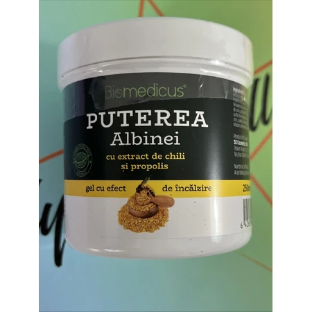 Gel de veneno de abeja con extracto de chile y propóleo, 250 ml, Biomedicus