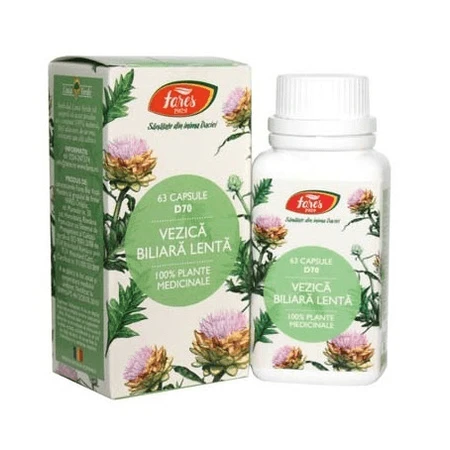 Slow Gall Bladder, D70, 63 capsules, Fares