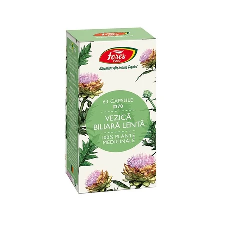 Slow Gall Bladder, D70, 63 capsules, Fares