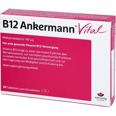 Vitamine B12 Ankermann Vital, 50 tabletten, Worwag Pharma