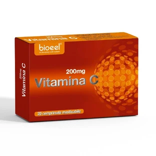 Vitamin C 200 mg, 20 tablets, Bioeel