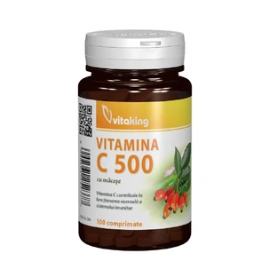 Vitamin C 500 mg with mace, 100 tablets, VitaKing