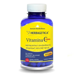 Vitamine C Forte, 400 mg, 120 capsules, Herbagetica