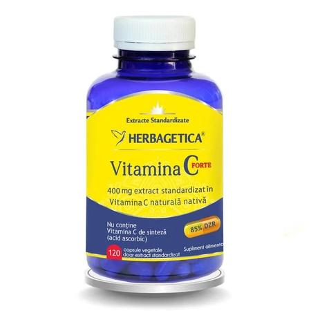Vitamine C Forte, 400 mg, 120 capsules, Herbagetica