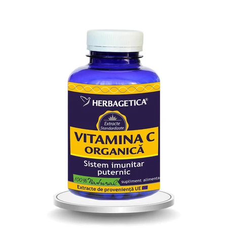 Biologische vitamine C, 120 capsules, Herbagetica