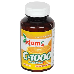 Vitamin C-1000, 70 chewable tablets, Adams Vision