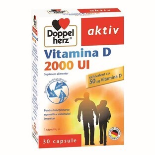 Vitamin D 2000 IU Aktiv, 30 capsules, Doppelherz