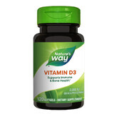 Vitamine D3 2000 UI Nature's Way, 120 gélules, Secom