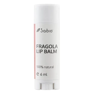 Strawberry lip balm, 6 ml, Sabio