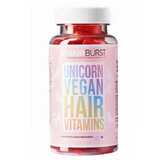 Kauwbare veganistische vitamines voor haar Unicorn Vegan, 60 jellies, HairBurst