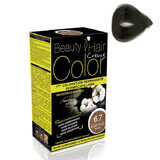 Hair color with plant extracts and cotton Dark Blond Beige, shade 6.7, 160 ml, Beauty Hair Color