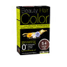 Hair dye with plant extracts and cotton Light Copper Chestnut, shade 5.4, 160 ml, Beauty Hair Color