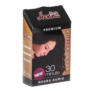 Color de pelo con henna henna negro oro Sonia Henna, 60 g, Kian Cosmetics