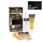Tinte permanente Nutricolor Delicato, Chocolate castaño oscuro 2.9, 140 ml, Biokap