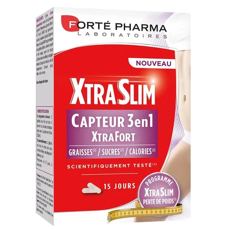 XtraSlim Capteur 3 in 1, 60 capsules, Forte Pharma