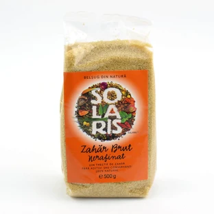 Raw unrefined sugar, 500 g, Solaris