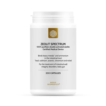 Zeolite Spectrum, 200 capsules, Novo Biomedics