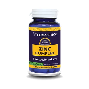 Zinc Complex, 30 cápsulas, Herbagetica