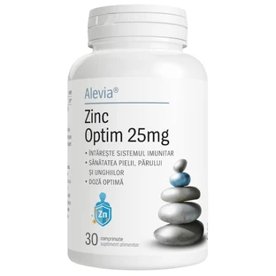 Zinc Optim 25mg, 30 tablets, Alevia